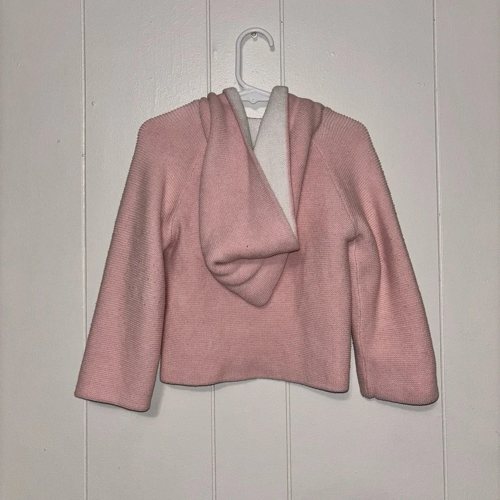 Fleurisse Baby Girl Pink Knit Sweater Heavier Size‎ 12 Months $145 Retail France